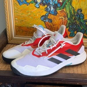 Adidas court jam bounce Red, White, tennis shoes Shoes